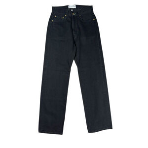 Tu Es Mon Tresor Emerald Jean Womens Size 25 High Rise Straight Boyfriend Fit